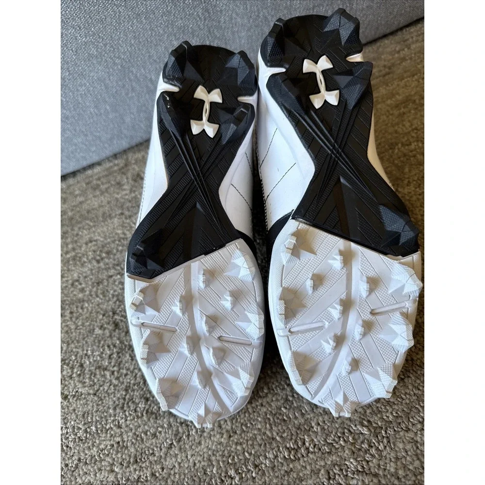 Under Armor Harper 7 Cleats Size 5Y‎ Black/Gold/White